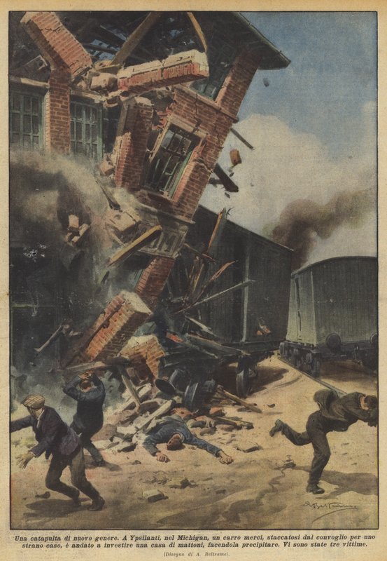 En ny type katapult av Achille Beltrame