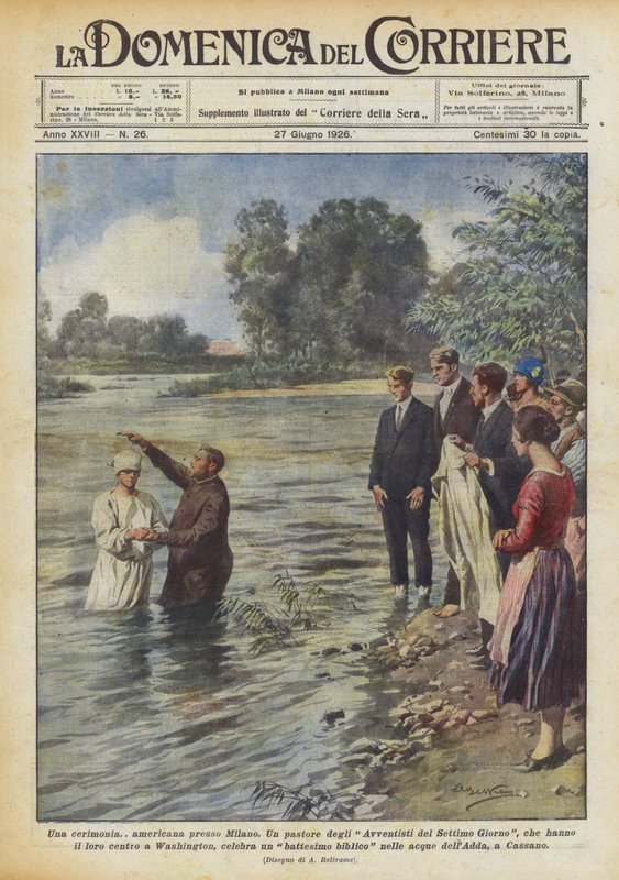 En amerikansk seremoni i Milano av Achille Beltrame