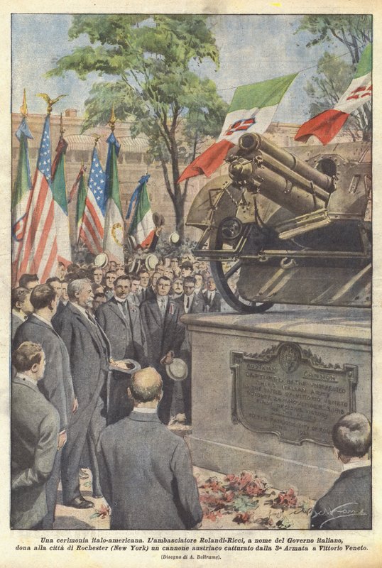 En italiensk-amerikansk seremoni av Achille Beltrame