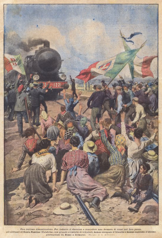 En nysgjerrig demonstrasjon av Achille Beltrame