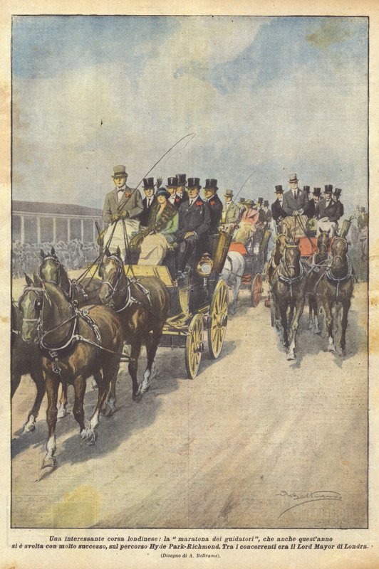 Et interessant London-løp, førermaraton, som også i år ble arrangert med? av Achille Beltrame