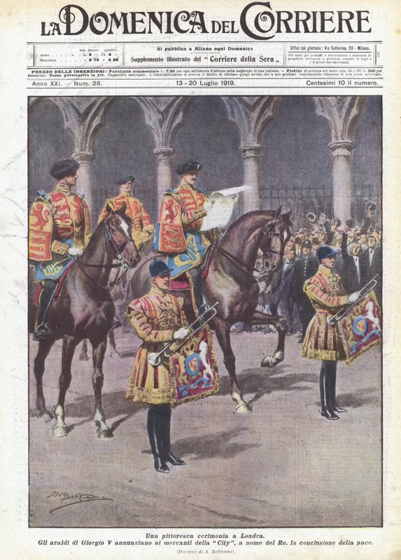 En pittoresk seremoni i London av Achille Beltrame