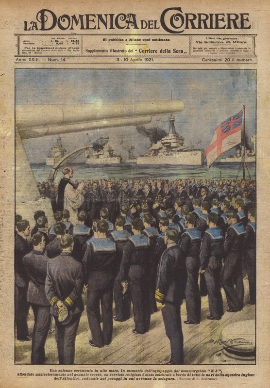 En høytidelig seremoni på åpent hav av Achille Beltrame
