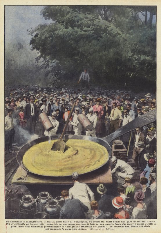 Unamericanata pantagruelica av Achille Beltrame