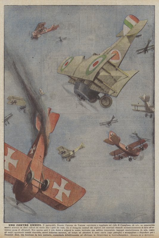 En mot elleve av Achille Beltrame