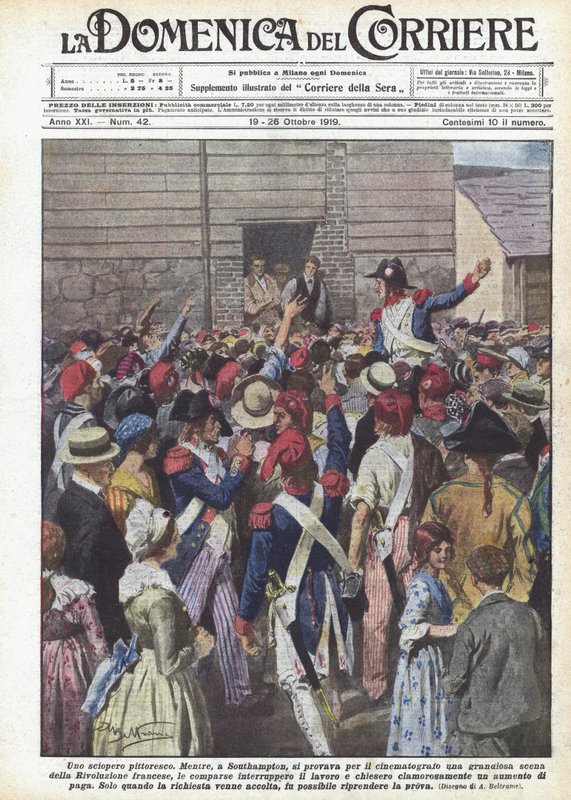 En pittoresk streik av Achille Beltrame