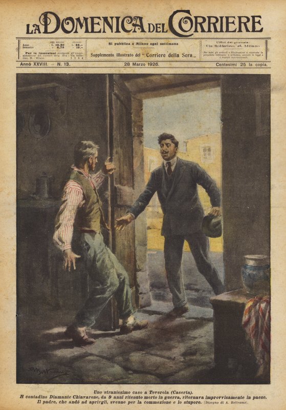 En veldig merkelig sak i Teverola (Caserta) av Achille Beltrame