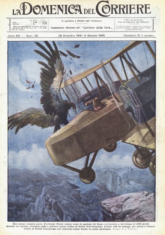 En merkelig flyulykke av Achille Beltrame