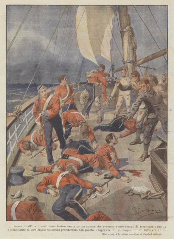 ? blindet av vreden til at vi gikk rasende opp før de i det hele tatt hadde rukket å lade på nytt? av Achille Beltrame