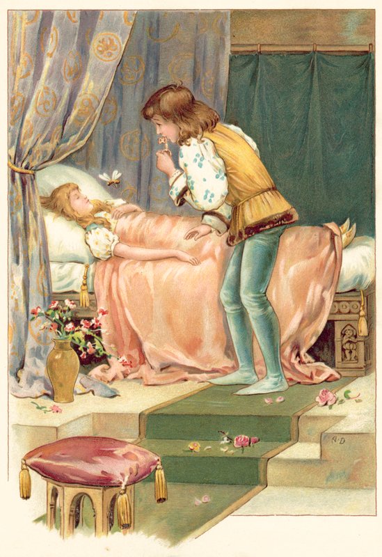 The Queen Bee (chromolitho) av Ada Dennis