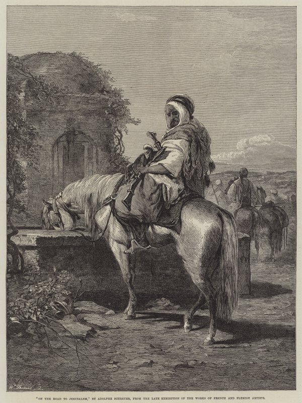 På veien til Jerusalem av Adolf Schreyer