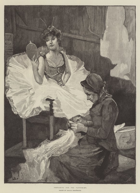 Forbereder til Pantomime av Adolphe Birkenruth