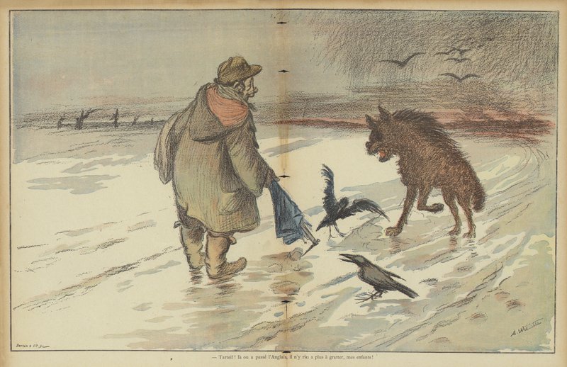 Illustrasjon for Le Rire av Adolphe Leon Willette