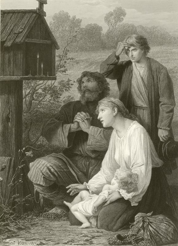 En helligdom i Russland av Adolphe Yvon