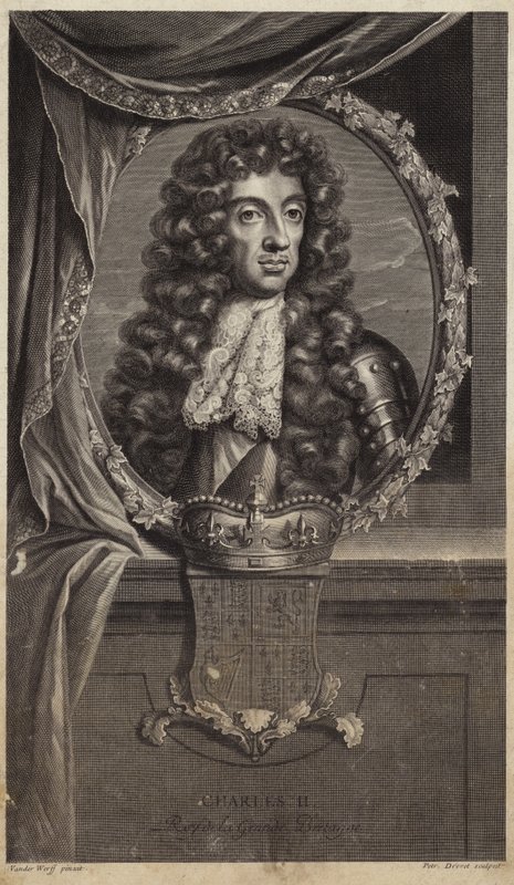 Portrett av kong Charles II av Adriaan van der Werff