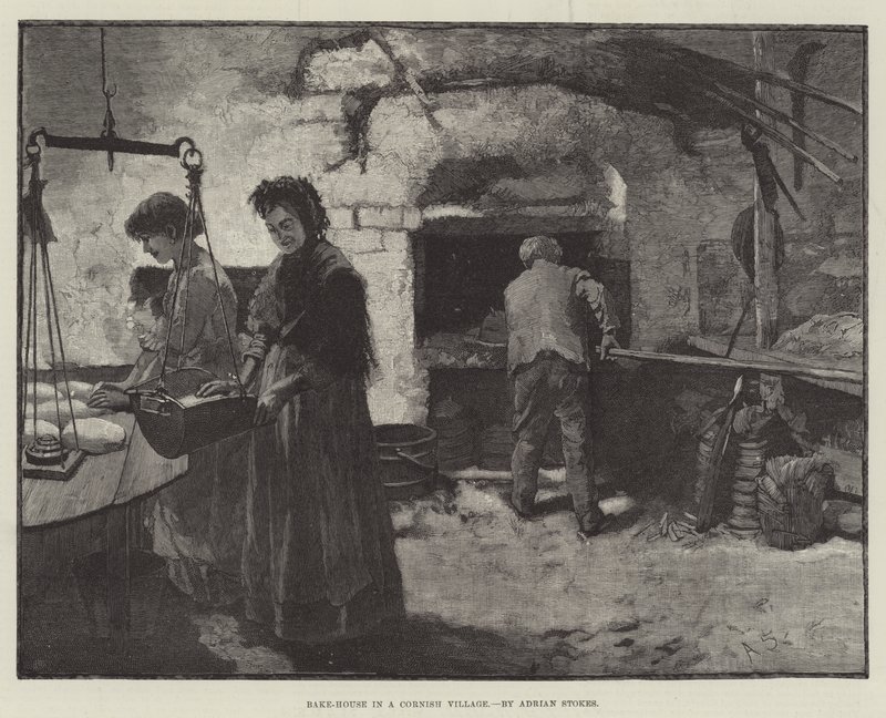 Bake-House i en Cornish Village av Adrian Scott Stokes