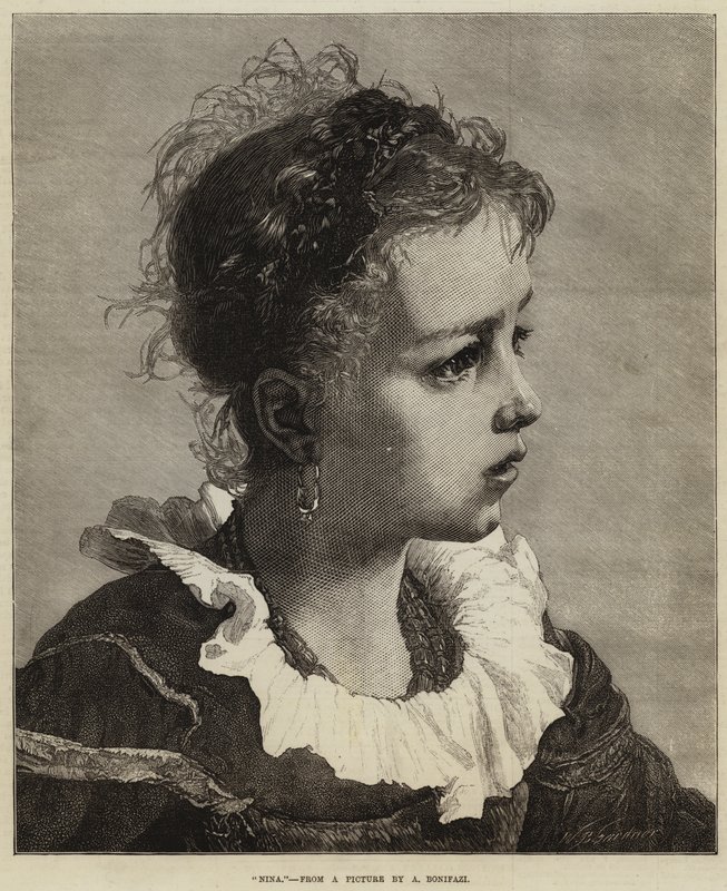 Nina gravering av Adriano Bonifazi