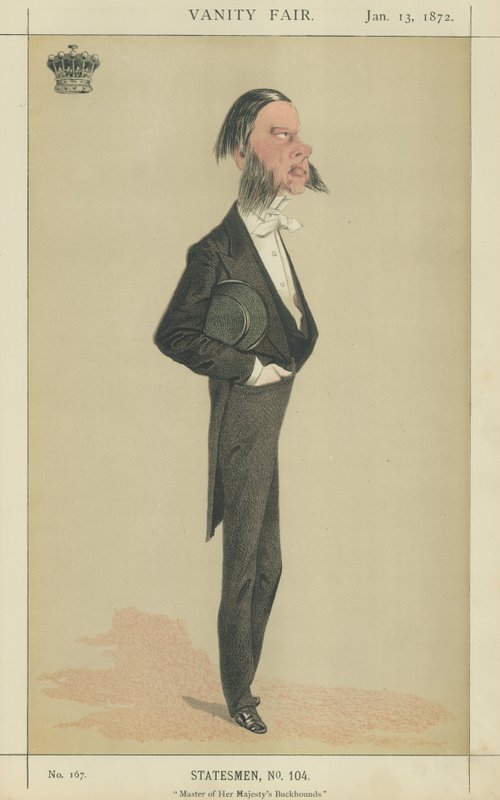 Jarlen av Cork og Orrey (farge litho) av Adriano Cecioni