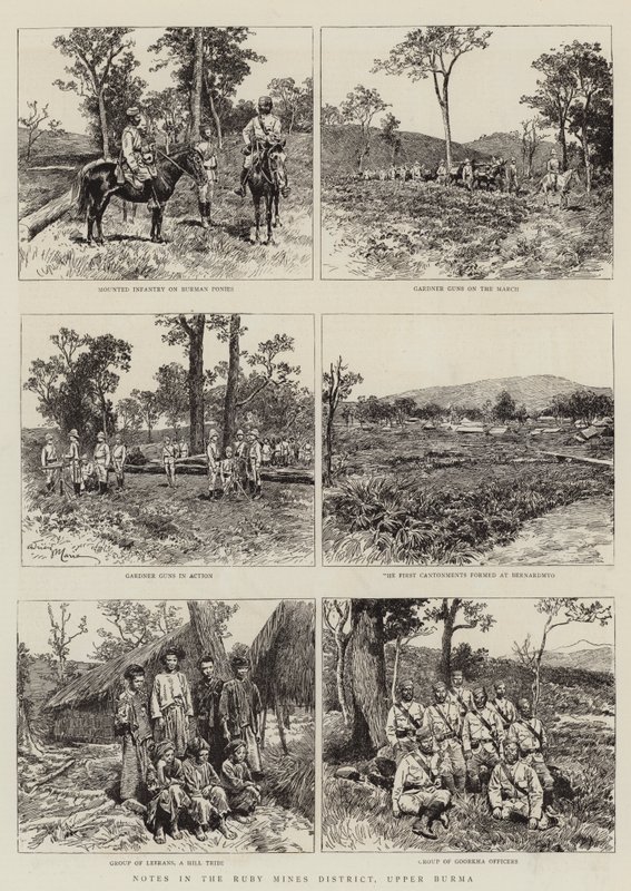 Notater i Ruby Mines District, Øvre Burma av Adrien Emmanuel Marie
