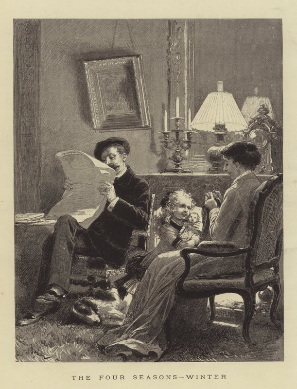 De fire årstider, vinter av Adrien Emmanuel Marie