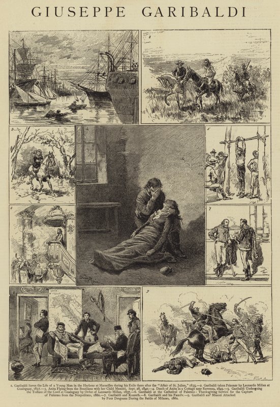Giuseppe Garibaldi av Adrien Emmanuel Marie