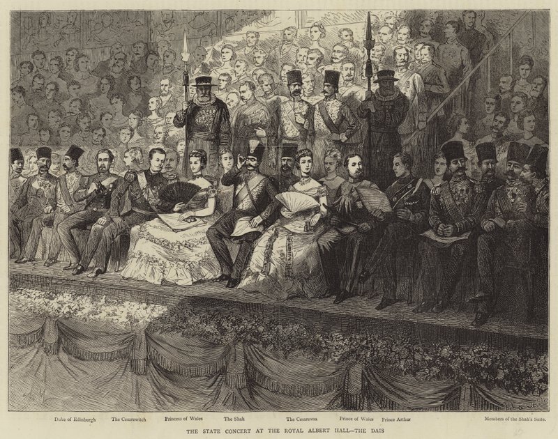 Statskonserten i Royal Albert Hall, Dais av Adrien Emmanuel Marie