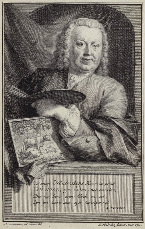 Portrett av Jan van Gool av Aert Schouman
