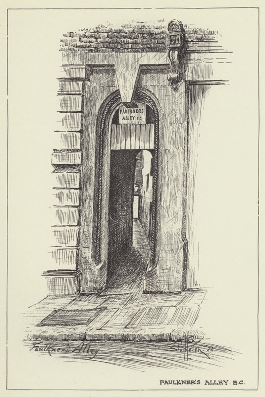 Faulkners Alley, EC av Alan Stapleton