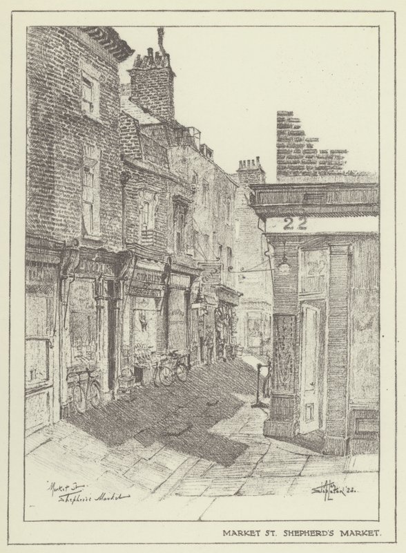 Market Street, Shepherds Market av Alan Stapleton