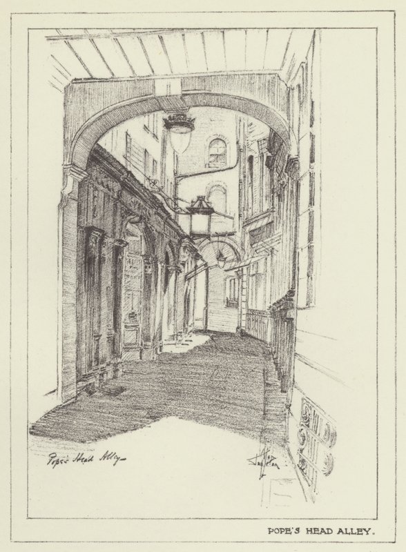 Popes Head Alley av Alan Stapleton