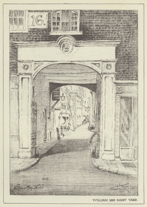 William og Mary Yard av Alan Stapleton