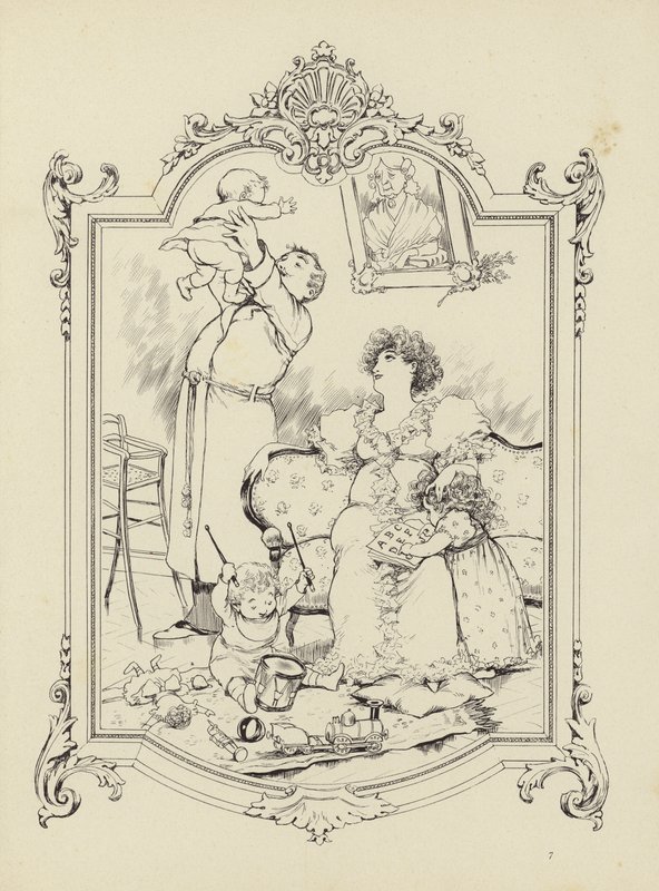 Tegneserie fra Memoires d'une Glace av Albert Guillaume