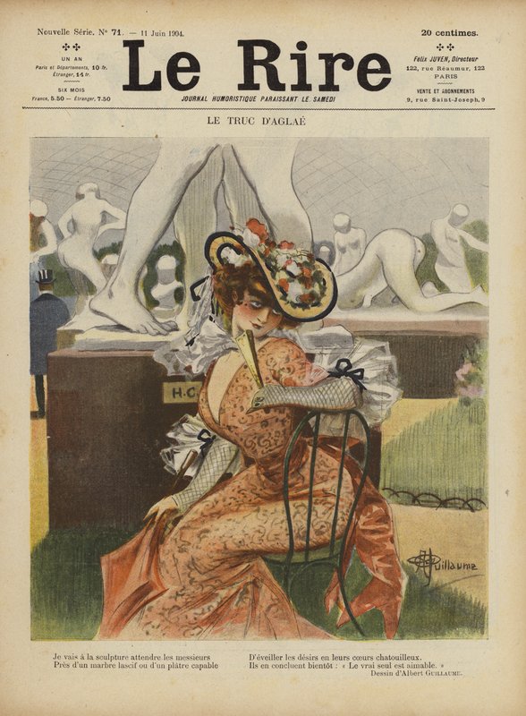 Illustrasjon for Le Rire av Albert Guillaume
