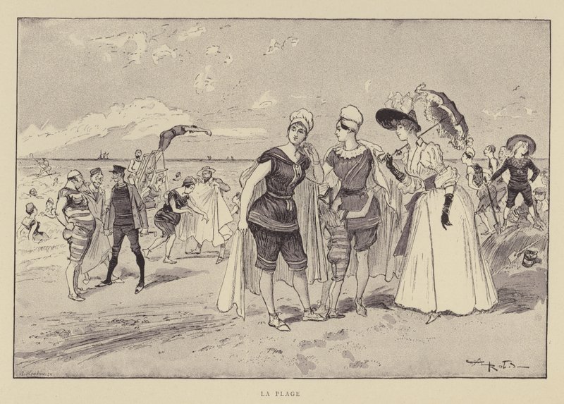Stranda av Albert Robida