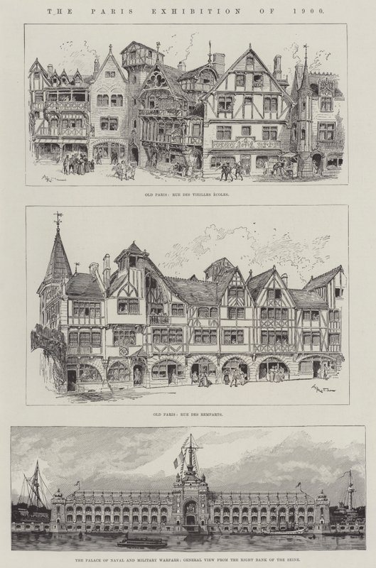 Paris-utstillingen 1900 av Albert Robida