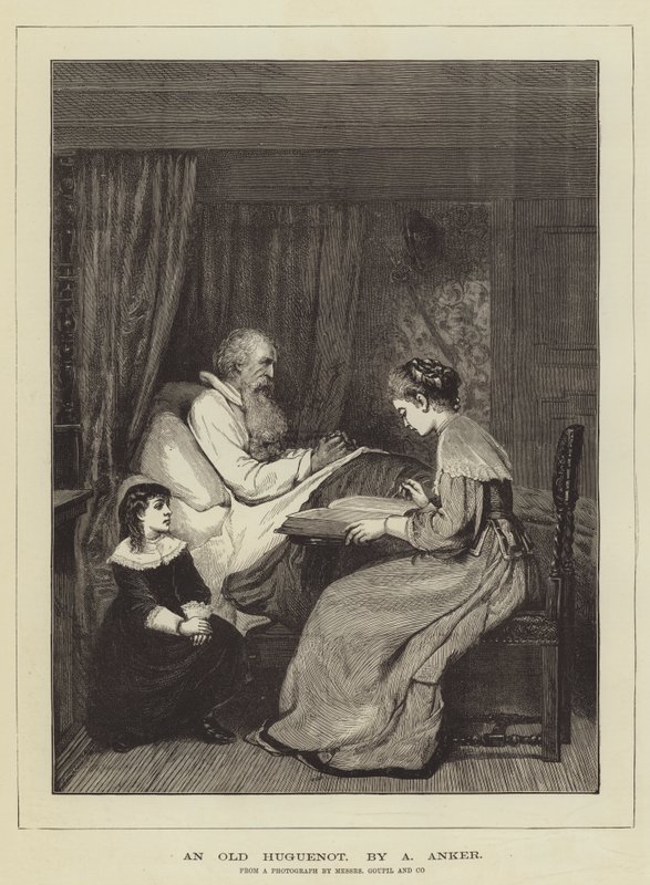 En gammel Huguenot av Albert Anker