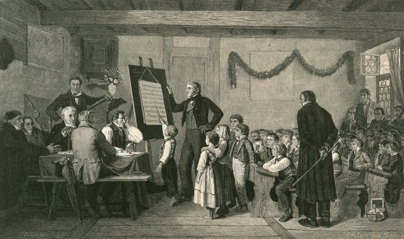 Eksamen av en landsbyskole av Albert Anker