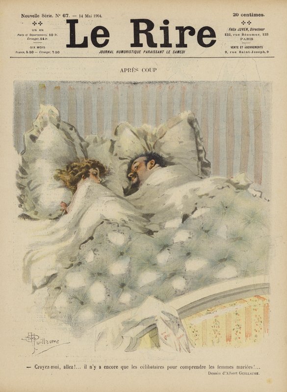 Illustrasjon for Le Rire av Albert Guillaume