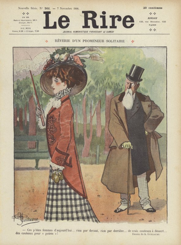 Illustrasjon for Le Rire av Albert Guillaume