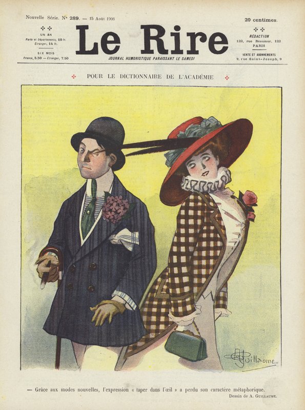 Illustrasjon for Le Rire av Albert Guillaume