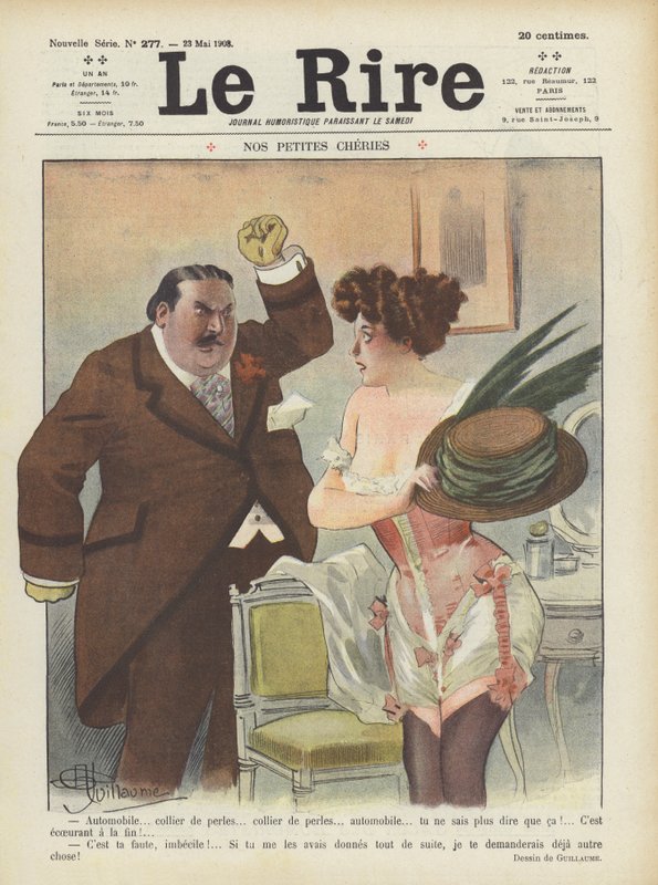 Illustrasjon for Le Rire av Albert Guillaume