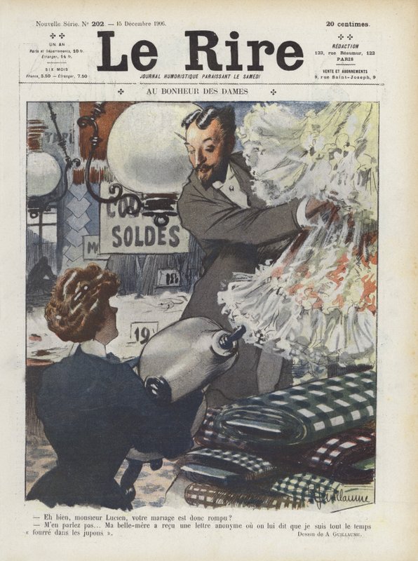 Illustrasjon for Le Rire av Albert Guillaume
