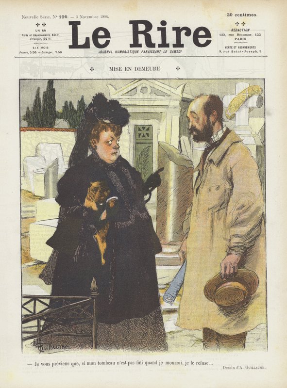 Illustrasjon for Le Rire av Albert Guillaume