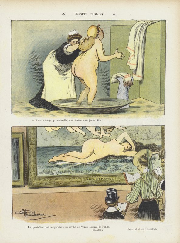 Illustrasjon for Le Rire av Albert Guillaume