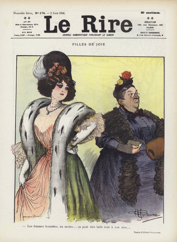Illustrasjon for Le Rire av Albert Guillaume