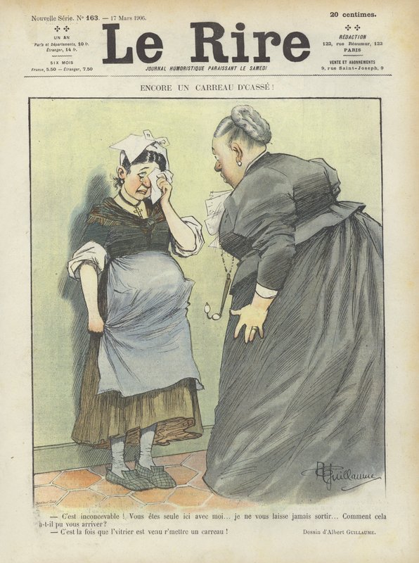 Illustrasjon for Le Rire av Albert Guillaume