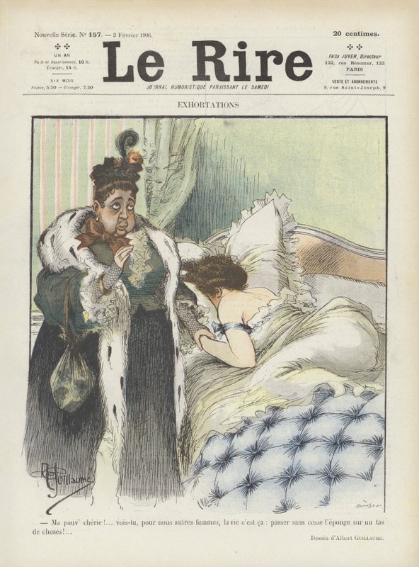 Illustrasjon for Le Rire av Albert Guillaume