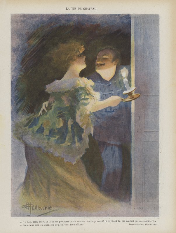 Illustrasjon for Le Rire av Albert Guillaume
