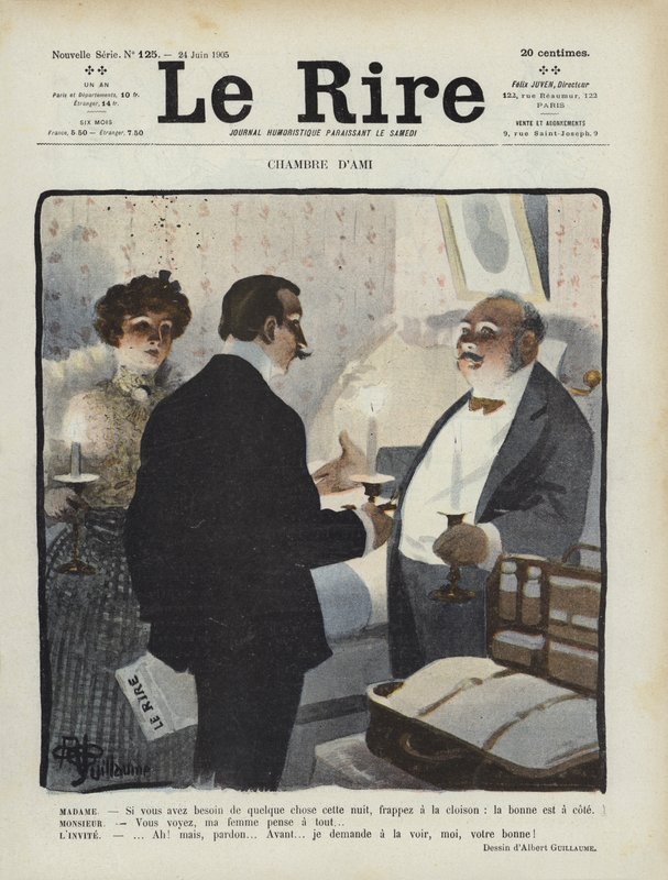 Illustrasjon for Le Rire av Albert Guillaume