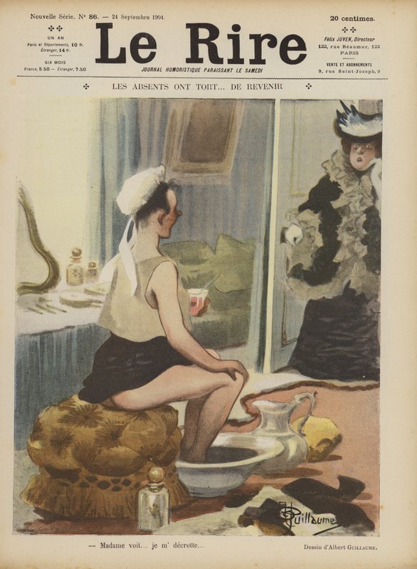 Illustrasjon for Le Rire av Albert Guillaume